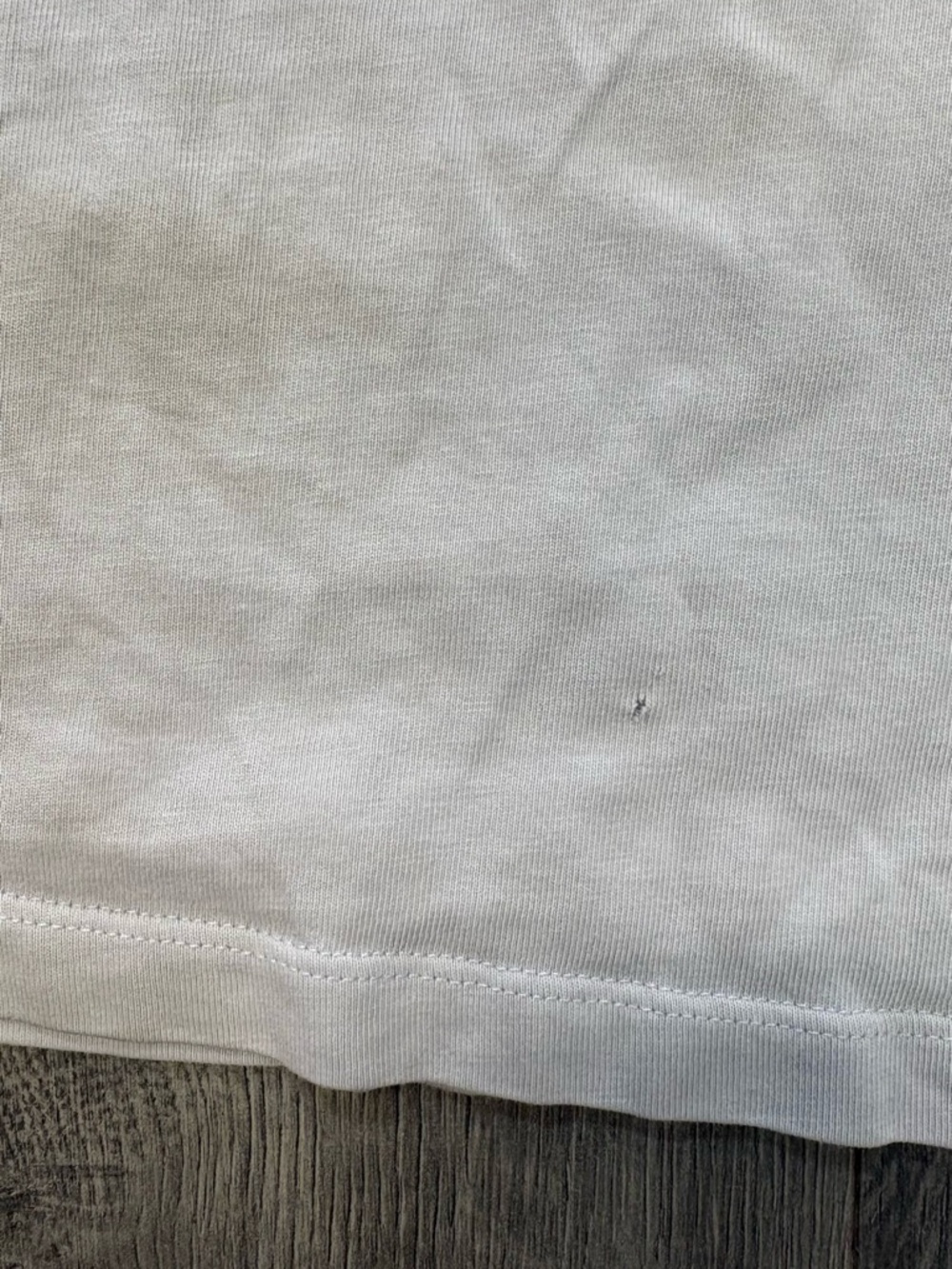Moncler White Short Sleeve Logo Tee - Picture 10 of 10